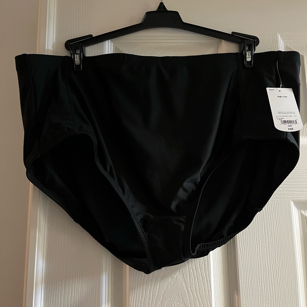 Black bathing suit bottoms new with tag and liner